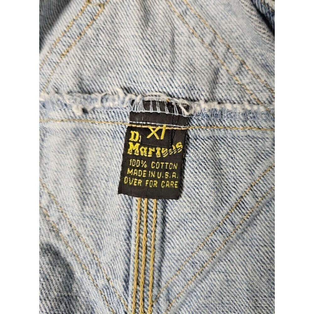 Dr. Martens RARE Vintage Denim Jean Bibs Overalls Size XL Unisex - Picture 10 of 10